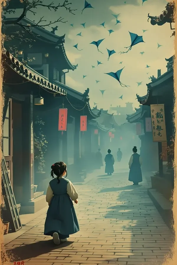 蓝风筝（1993）电影海报 - 天美视频